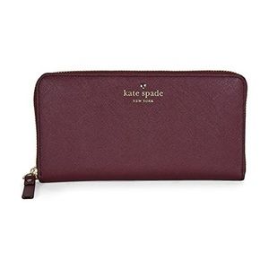 kate spade maroon wallet